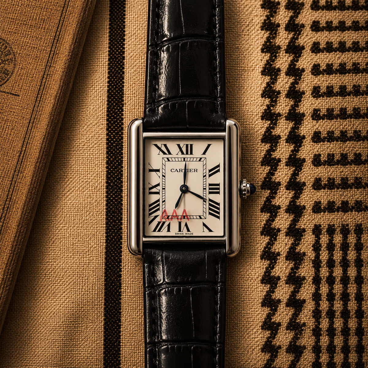 Cartier Tank Classic – Black (AAA Grade)