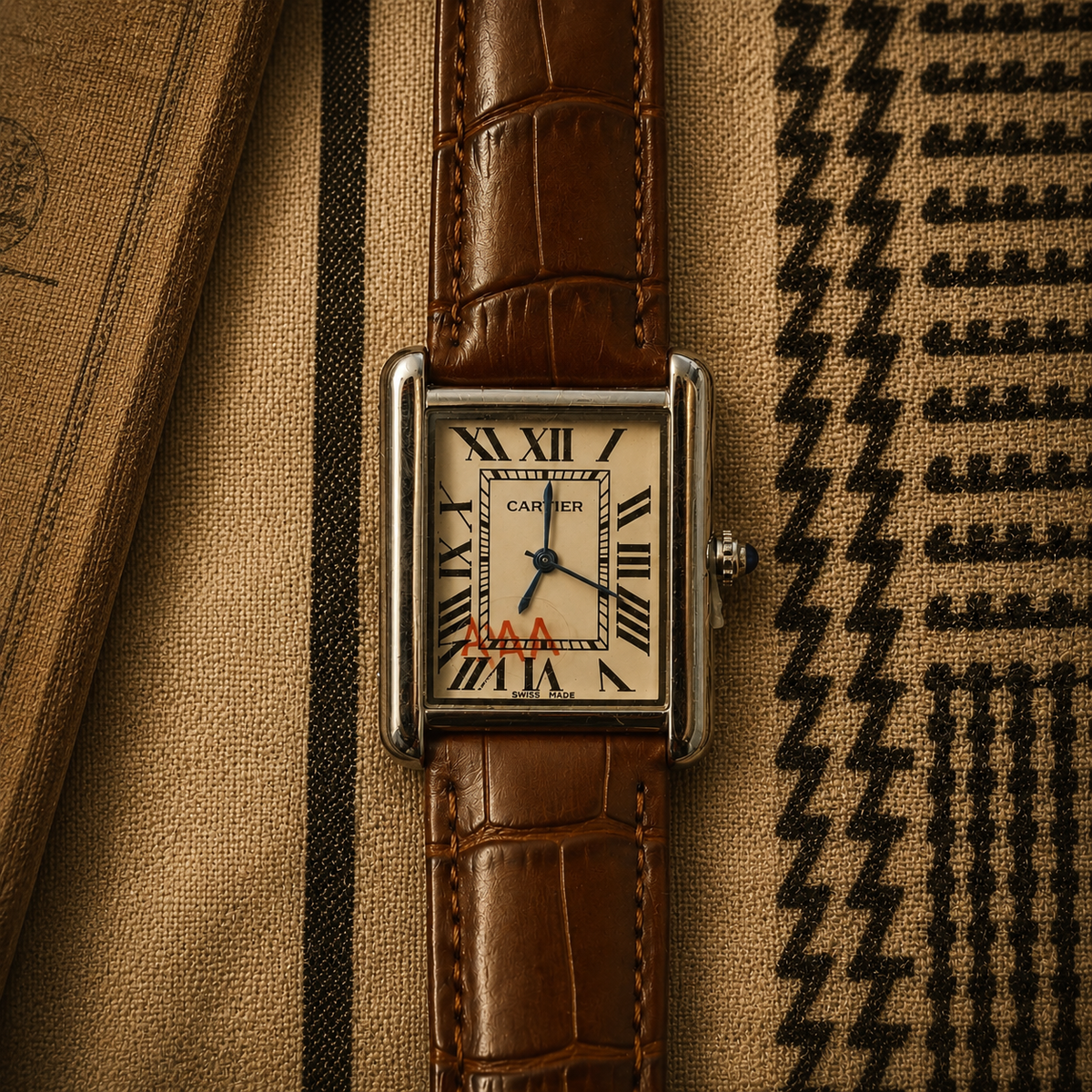 Cartier Tank Classic – Brown (AAA Grade)