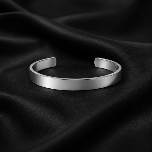 Classic Cuff Bracelet – Silver