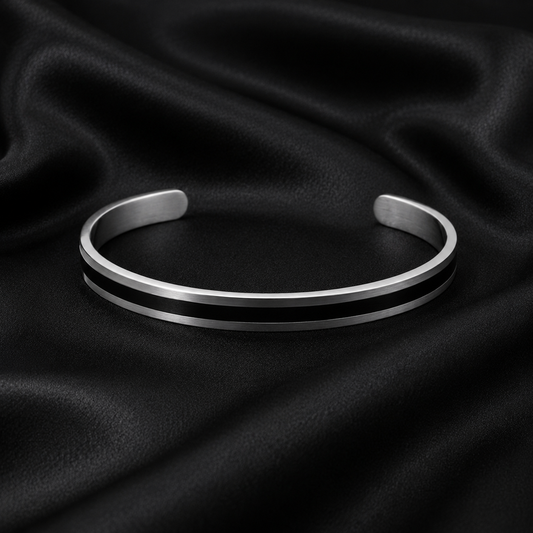 Contrast Cuff Bracelet