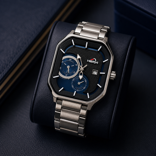 Heryi Premium Square Watch – Blue