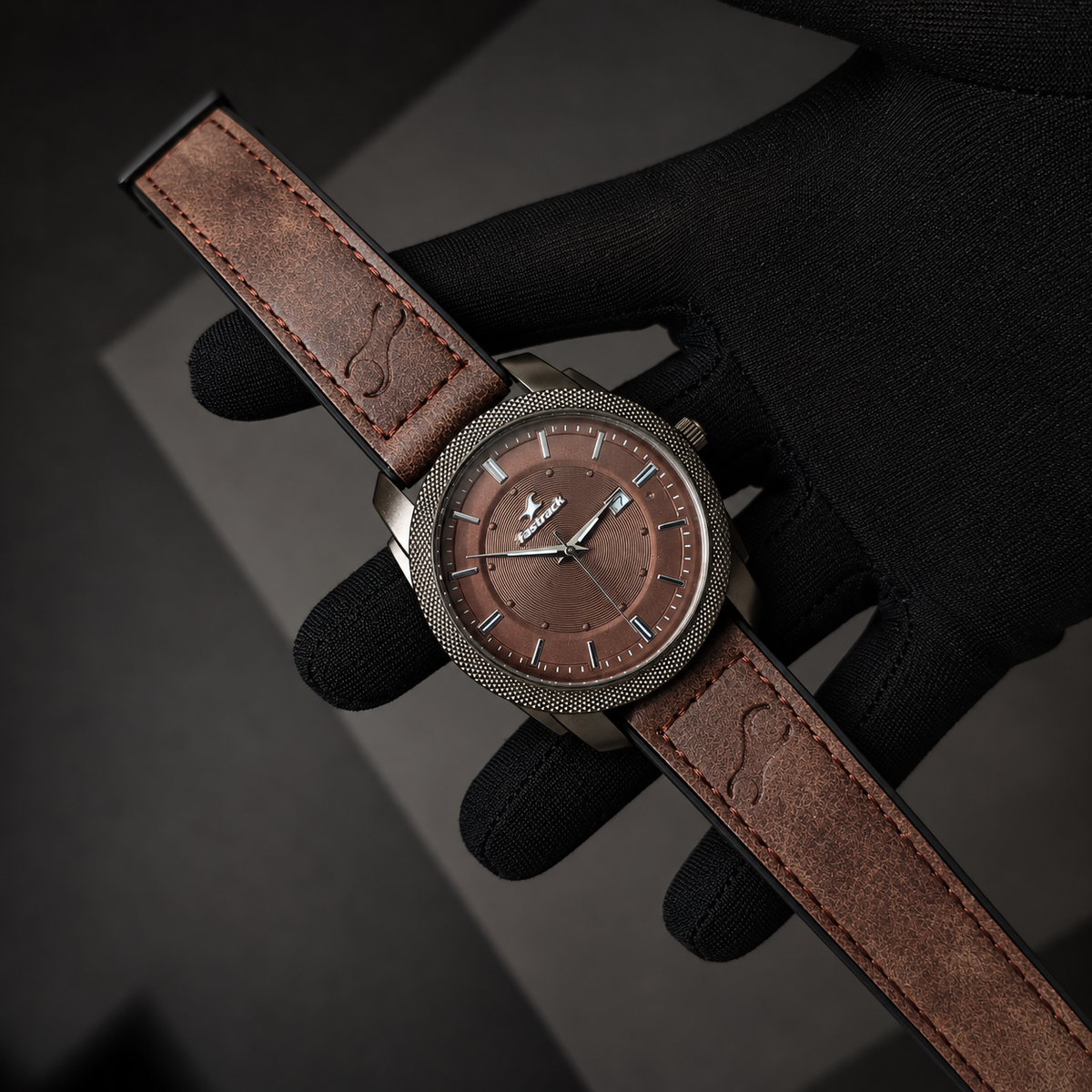 Fastrack 6365 Premium Analog Watch – Chocolate Brown