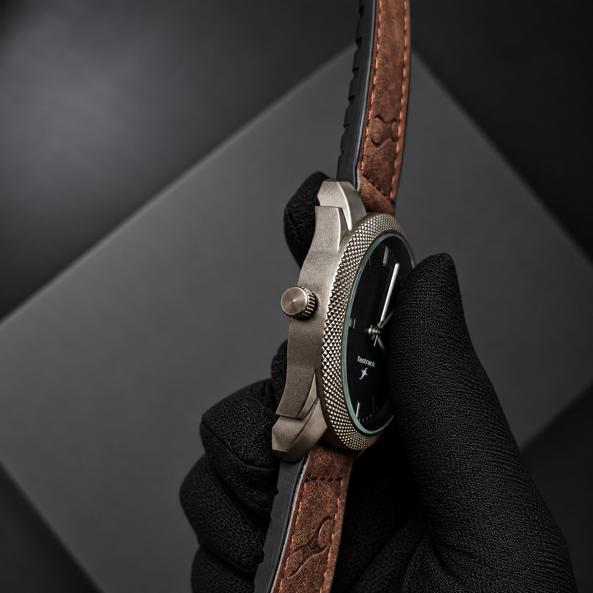 Fastrack 6365 Premium Analog Watch – Chocolate Brown/Black