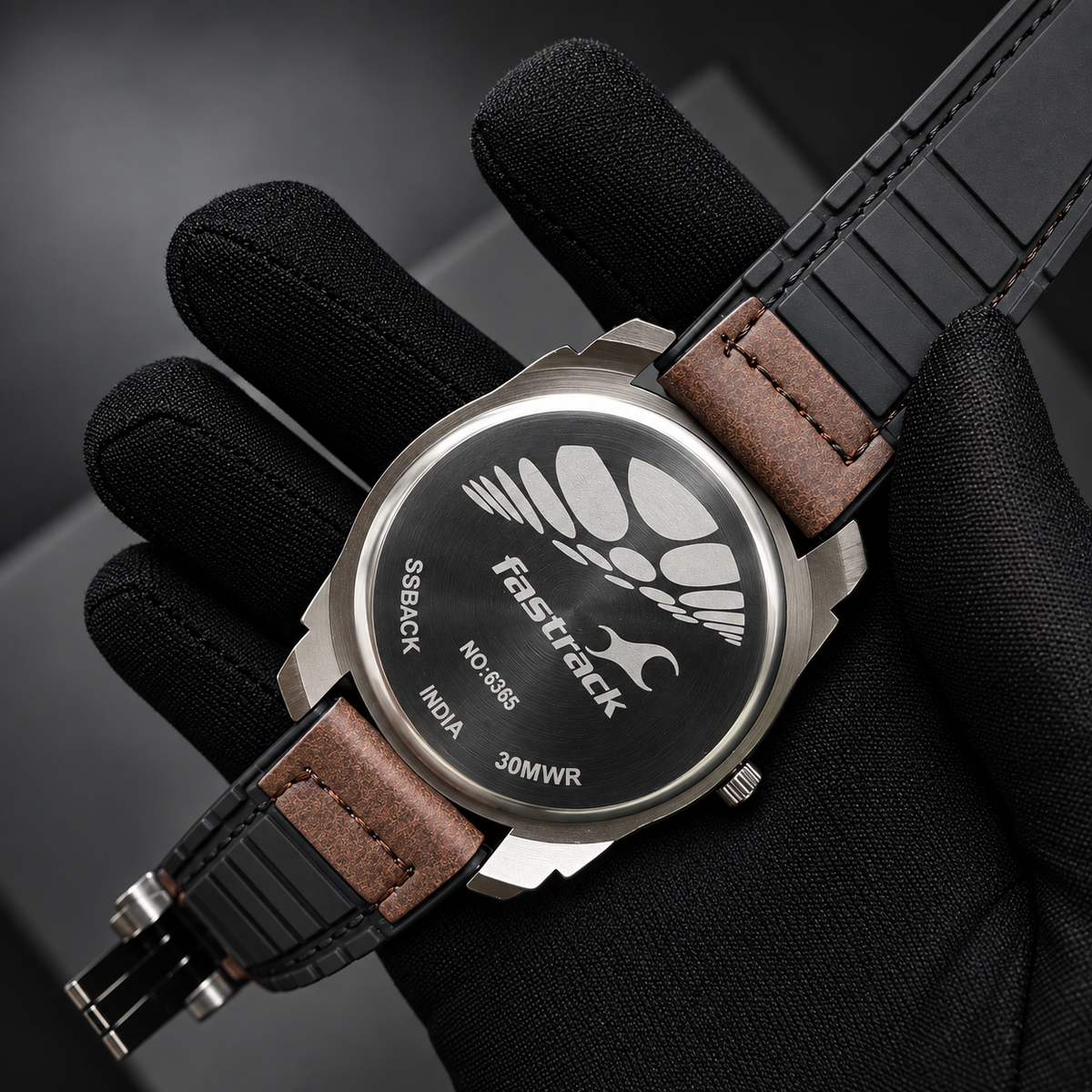 Fastrack 6365 Premium Analog Watch – Chocolate Brown/Black