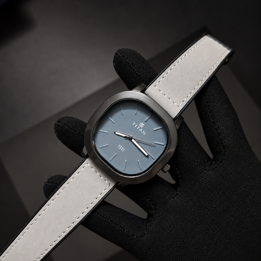 Titan Edge Minimalist Quartz Watch – Grey